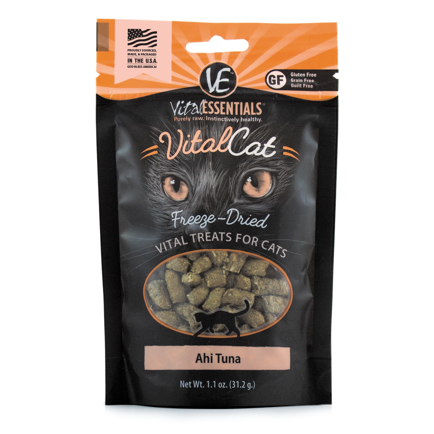 VITAL ESSENTIALS CAT FREEZEDRIED AHI TUNA TREAT 1.1OZ My Pet Store