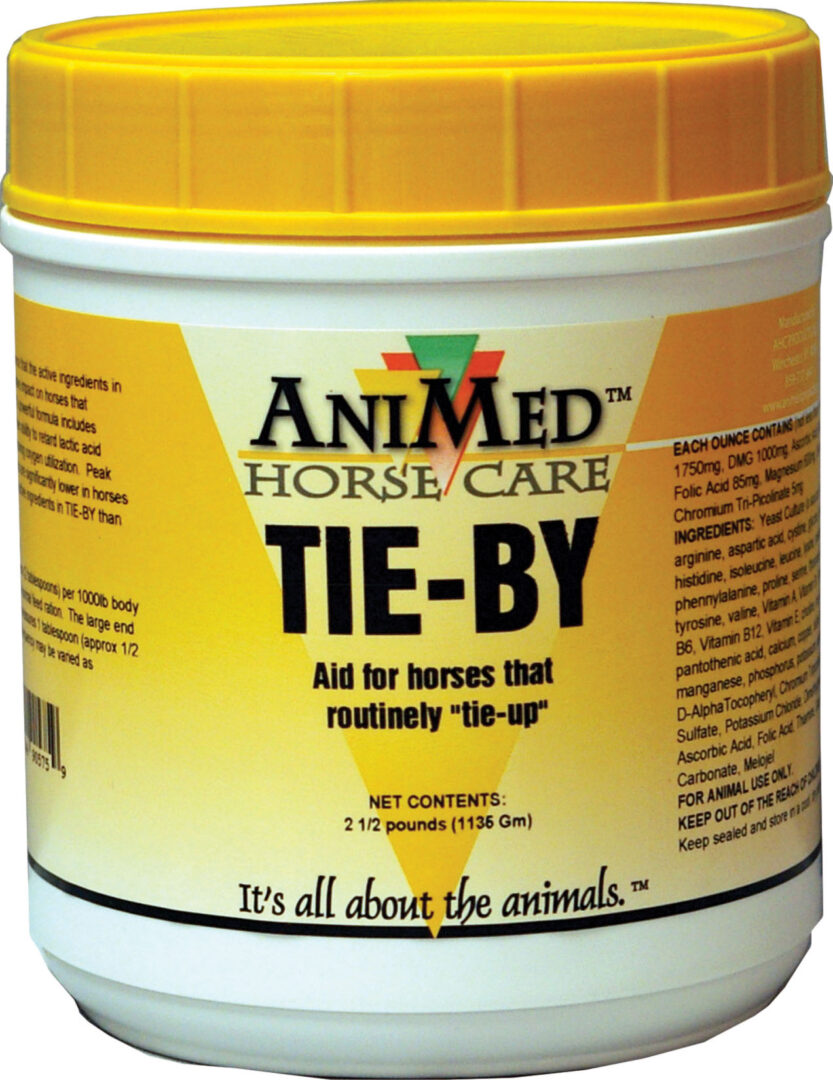 TIE-BY TIE-UP AID FOR HORSES