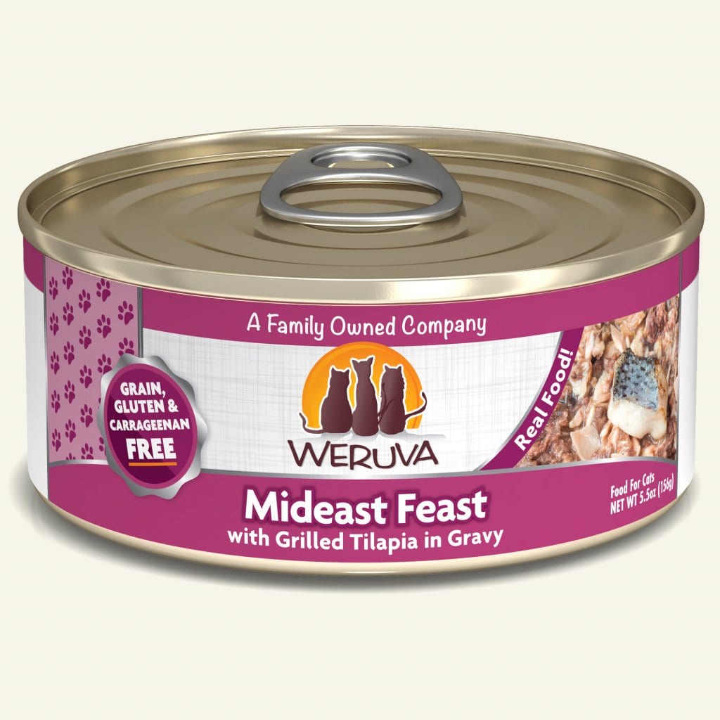 WERUVA CAT MIDEAST FEAST 5.5OZ CASE OF 24 CANS