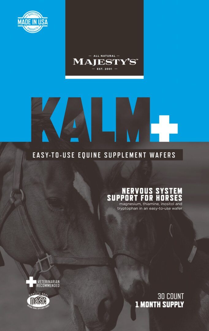 MAJESTY'S CALM PLUS EQUINE SUPPLEMENT WAFERS