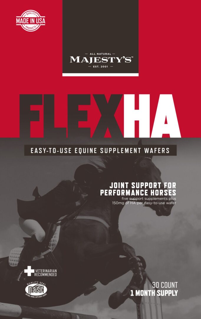 MAJESTY'S FLEX HA EQUINE SUPPLEMENT WAFERS