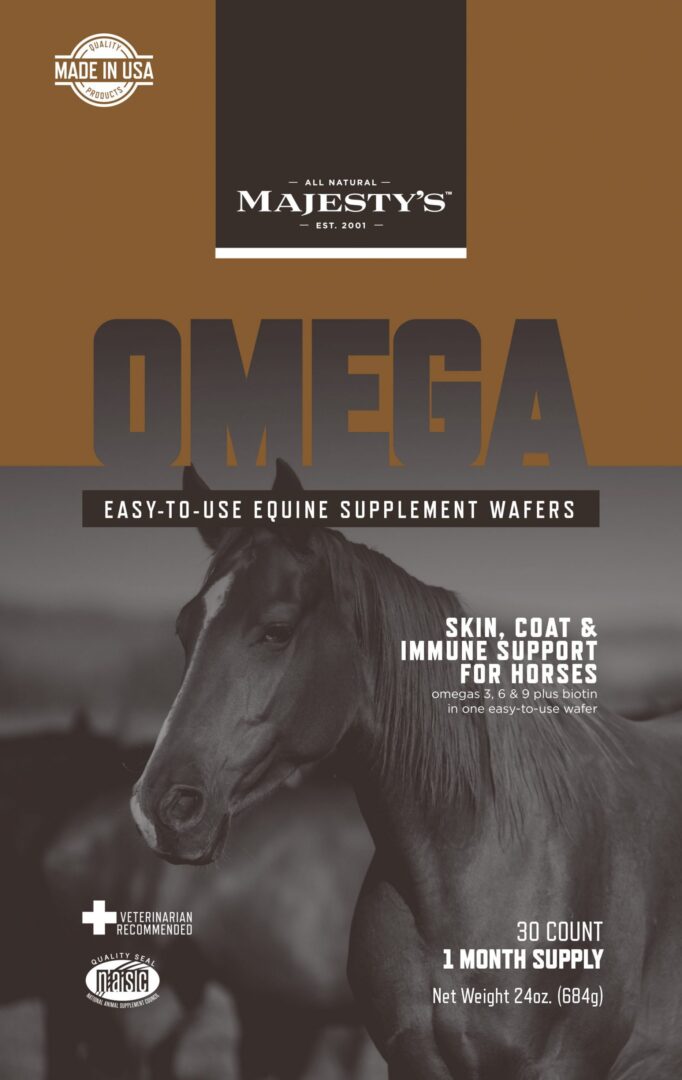 MAJESTY'S OMEGA EQUINE SUPPLEMENT WAFERS