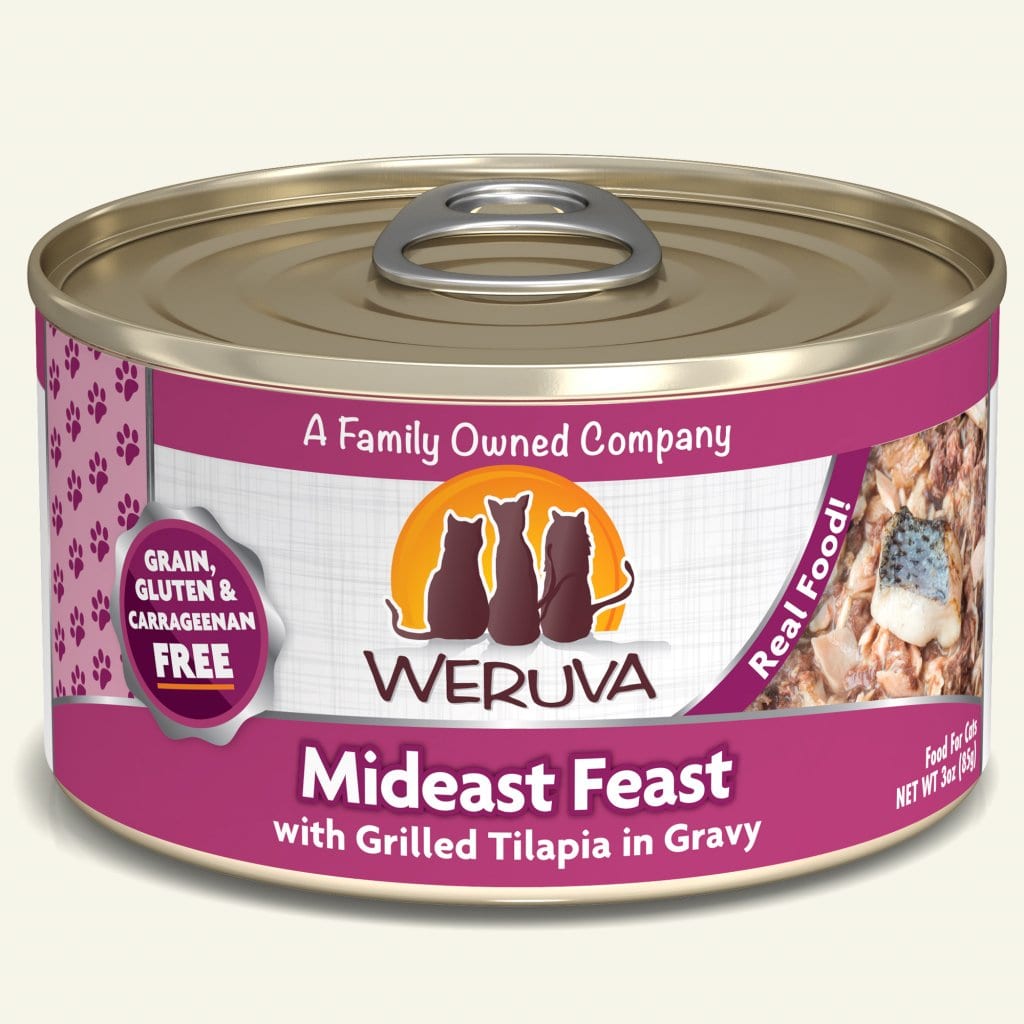 WERUVA CAT MIDEAST FEAST 3OZ CASE OF 24 CANS