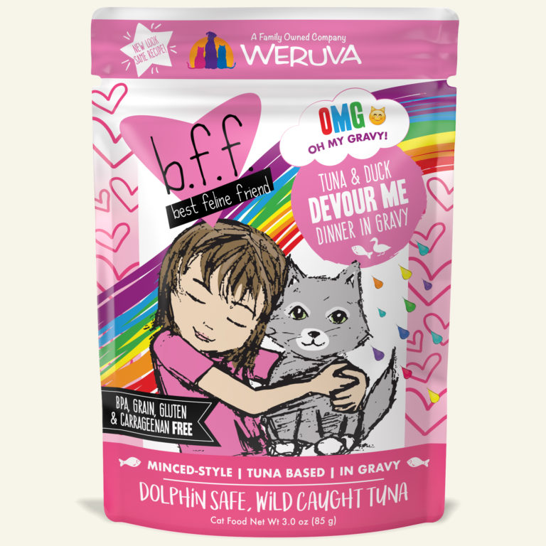 BFF CAT TUNA DUCK 3OZ POUCH DEVOUR ME