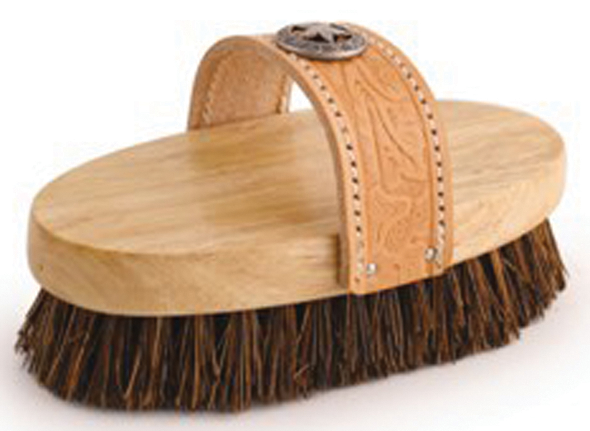 LEGENDS COWBOY WESTERN STYLE OVAL MUD BRUSH