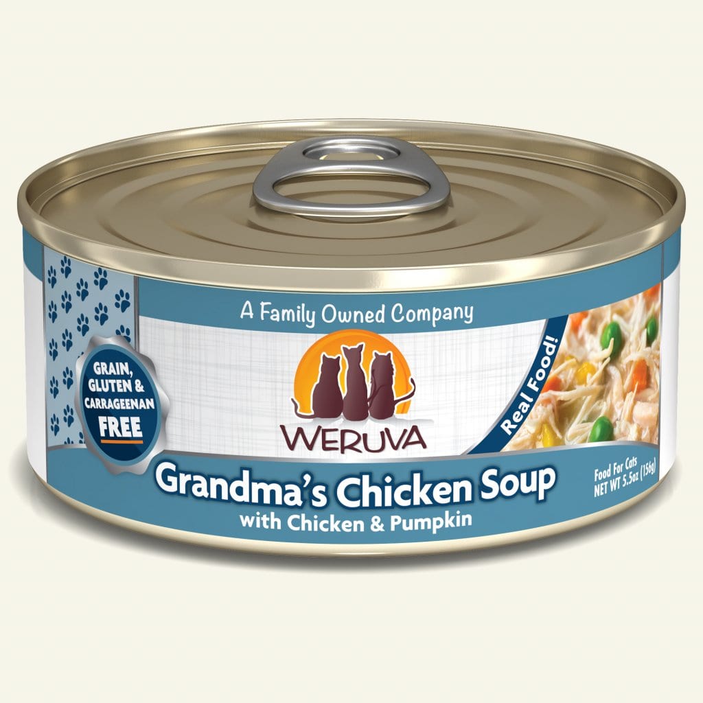 WERUVA CAT GRANDMA'S CHICKEN SOUP 5.5OZ CASE OF 24 CANS
