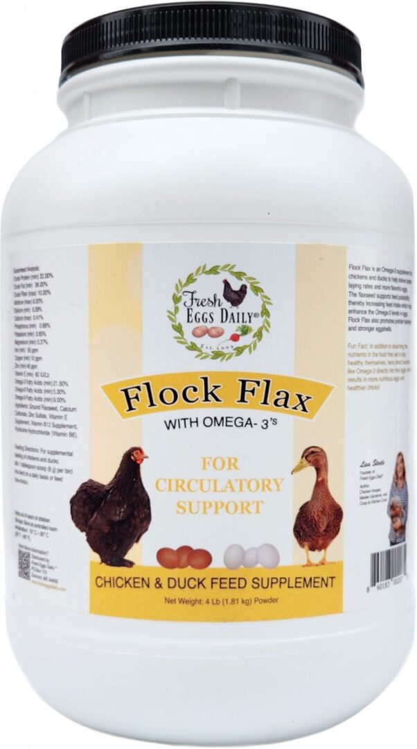 FLOCK FLAX FOR CIRCULATORY SUPPORT