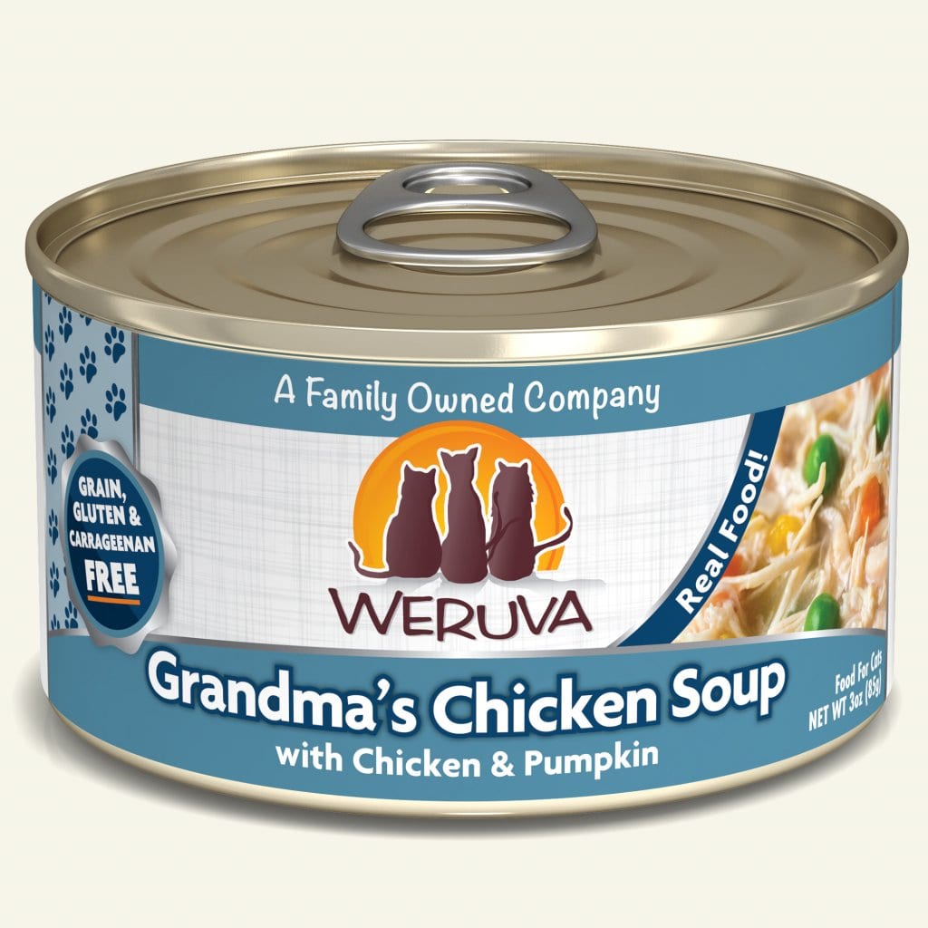 WERUVA CAT GRANDMA'S CHICKEN SOUP 3OZ CASE OF 24 CANS