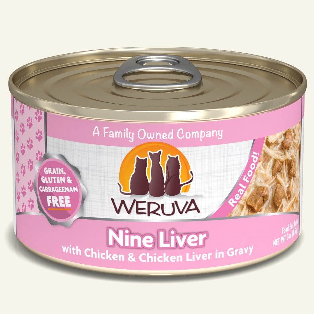 WERUVA CAT NINE LIVER 3OZ CASE OF 24 CANS