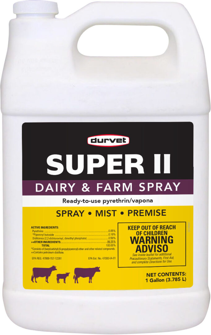 SUPER II DAIRY & FARM INSECTICIDE SPRAY