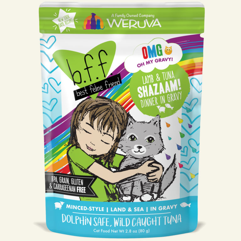 BFF CAT OMG LAMB & TUNA 2.8OZ POUCH SHAZAAM!