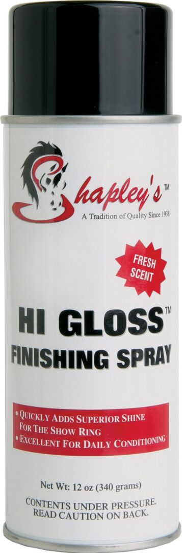 HI GLOSS FINISHING SPRAY FOR HORSES