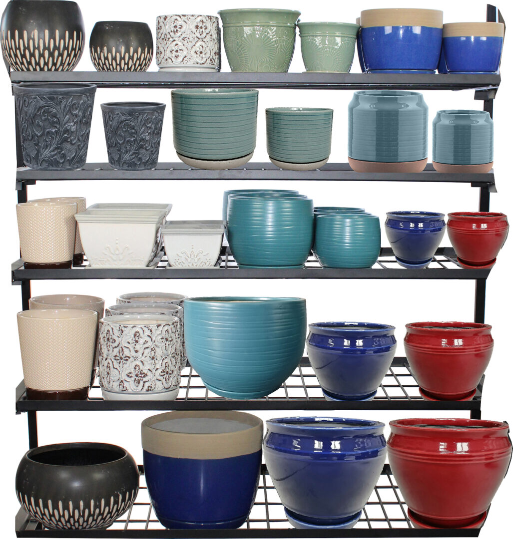 SOUTHERN PATIO INDOOR CERAMIC ASSORTMENT W/O RACK