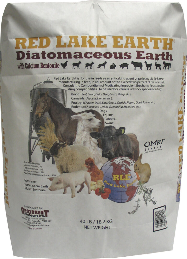 RED LAKE DIATOMACEOUS EARTH WITH CALCIUM BENTONITE