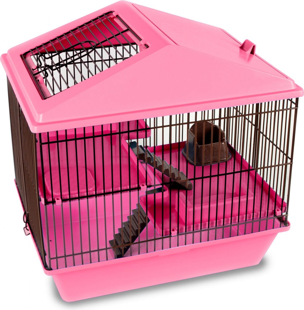ANIMAL HOUSE 2-LEVEL HAMSTER HOME