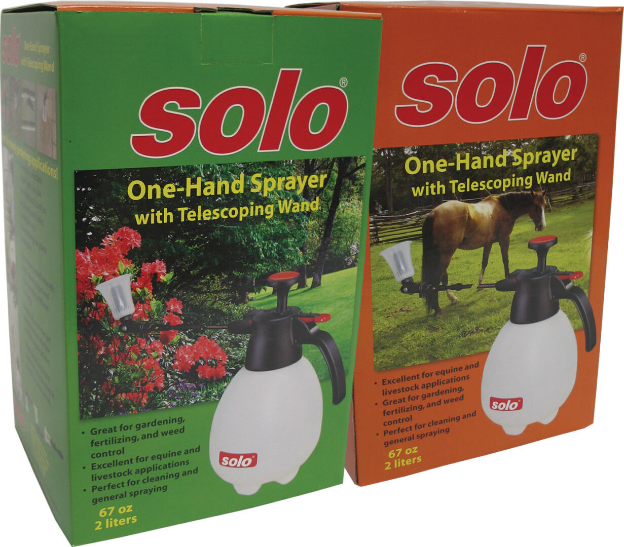 HANDHELD SPRAYER WITH TELESCOPING WAND
