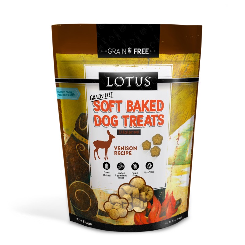 LOTUS DOG SOFTBAKED GRAIN FREE VENISON 10OZ