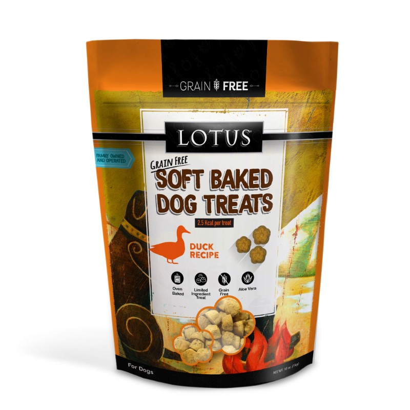 LOTUS DOG SOFTBAKED GRAIN FREE DUCK 10OZ