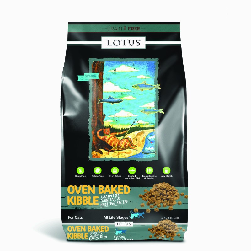 LOTUS CAT GRAIN FREE ALL LIFE STAGES SARDINE & HERRING 2.2LB