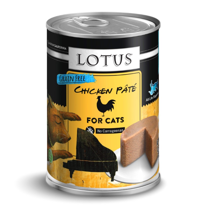 LOTUS CAT GRAIN-FREE CHICKEN PATE 12.5OZ CASE OF 12 CANS