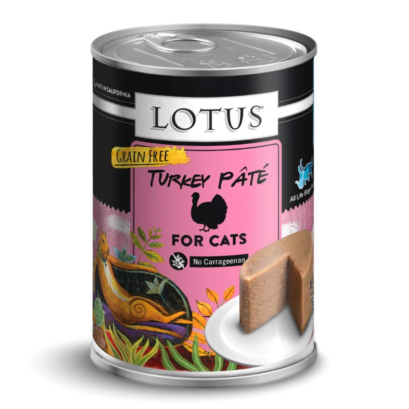LOTUS CAT GRAIN-FREE TURKEY PATE 12.5OZ CASE OF 12 CANS