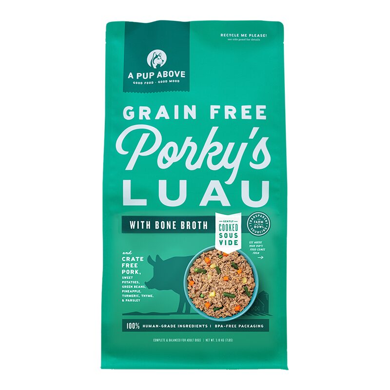 A PUP ABOVE DOG FROZEN GRAIN FREE PORKY'S LUAU 7LBS