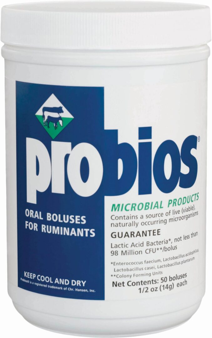PROBIOS ORAL BOLUSES FOR RUMINANTS