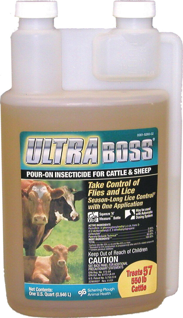 ULTRA BOSS POUR-ON INSECTICIDE FOR CATTLE & SHEEP