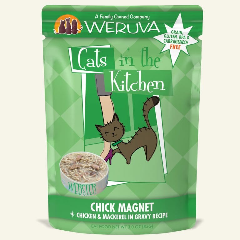 CATS IN THE KITCHEN CHICK MAGNET 3OZ POUCH 12 PER CASE