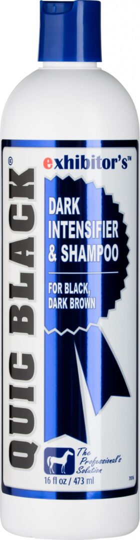 QUIC BLACK COLOR INTENSIFIER AND HORSE SHAMPOO