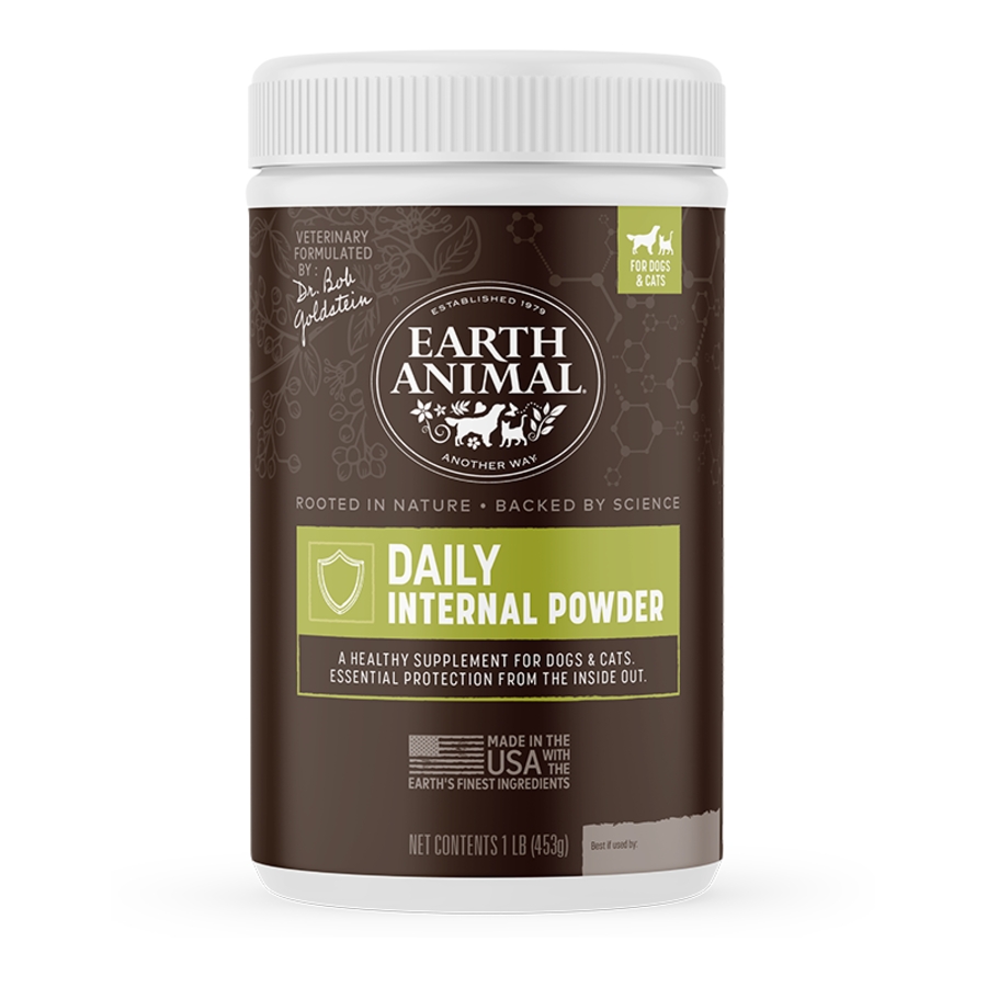 EARTH ANIMAL DOG APOTHECARY NATURAL FLEA & TICK DAILY INTERNAL POWDER SUPPLEMENT 1LB