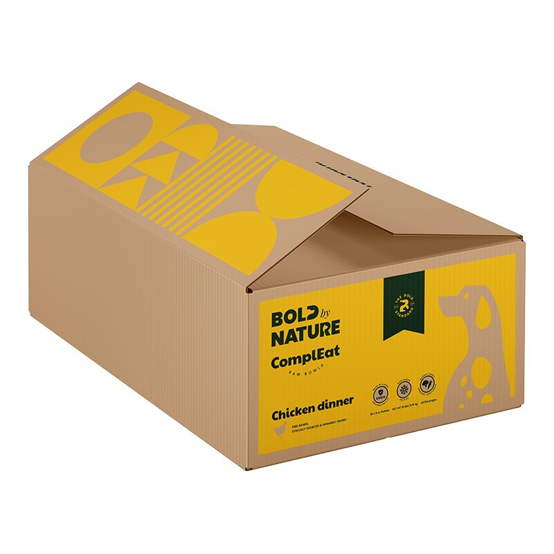 BOLD BY NATURE DOG COMPLETE FROZEN CHICKEN 18LBS