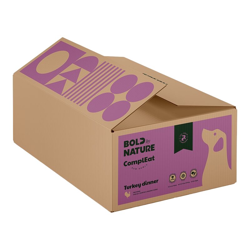 BOLD BY NATURE DOG COMPLETE FROZEN TURKEY 18LBS