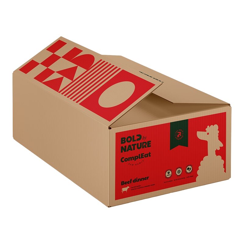 BOLD BY NATURE DOG COMPLETE FROZEN BEEF 18LBS