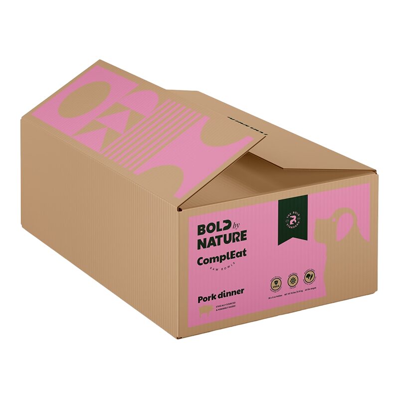 BOLD BY NATURE DOG COMPLETE FROZEN PORK 18LBS
