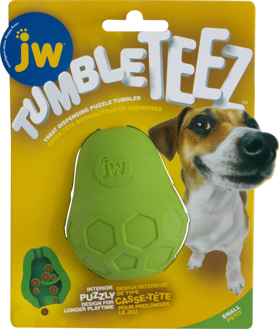JW TUMBLE TEEZ TREAT DOG TOY