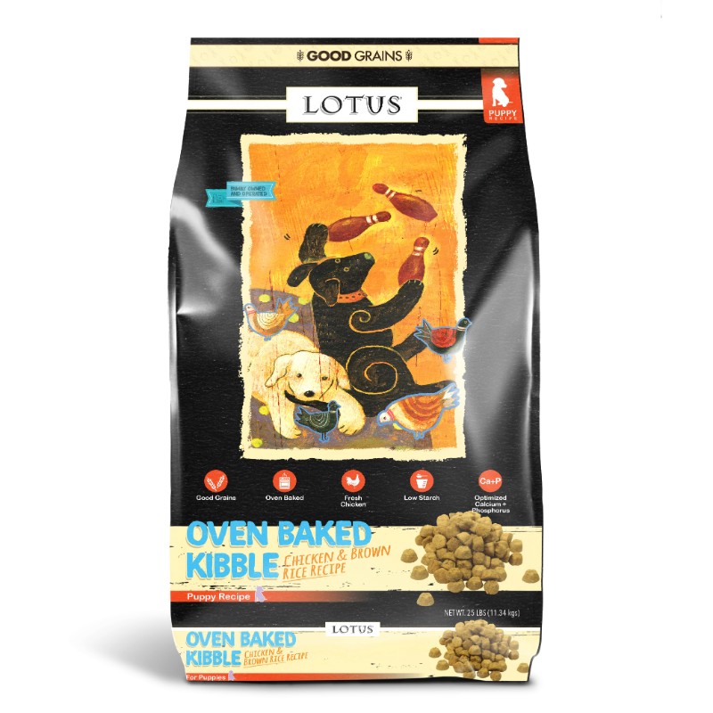 LOTUS DOG PUPPY REGULAR BITES CHICKEN 5LB