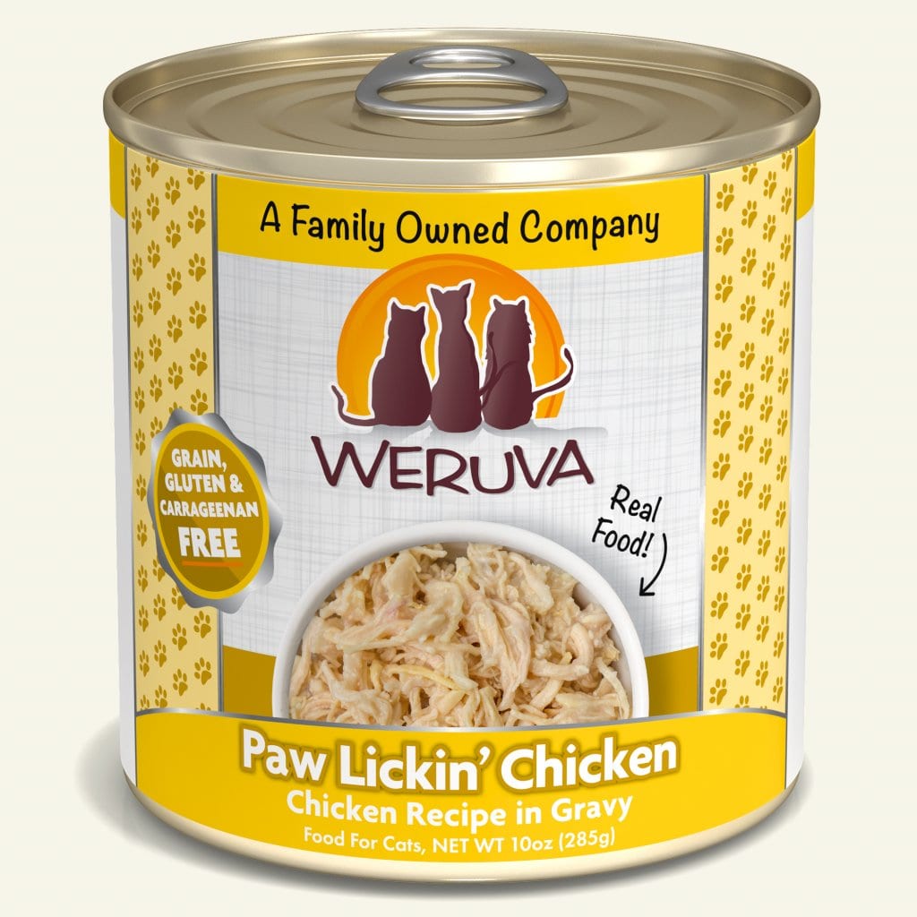 WERUVA CAT PAW LICKIN' CHICKEN 10OZ CASE OF 12 CANS