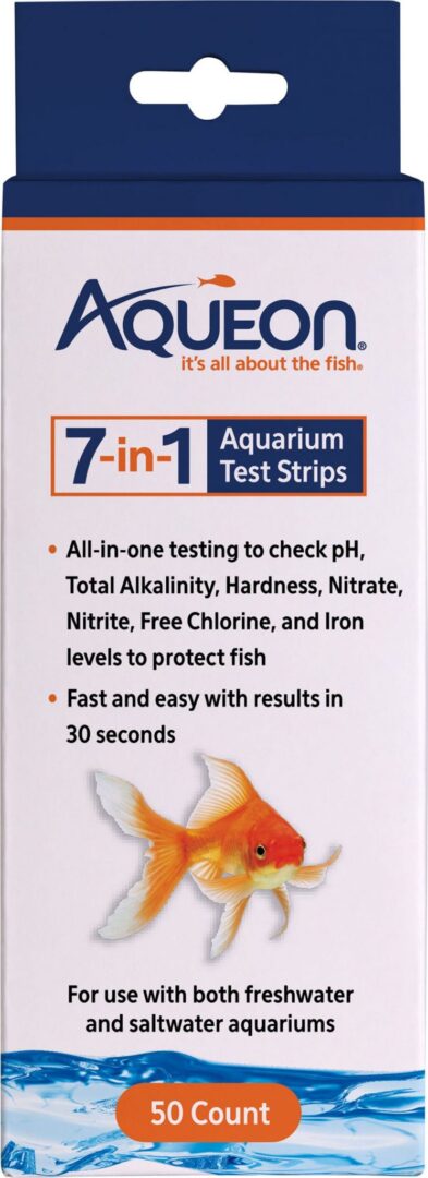 AQUEON 7 IN 1 AQUARIUM TEST STRIPS