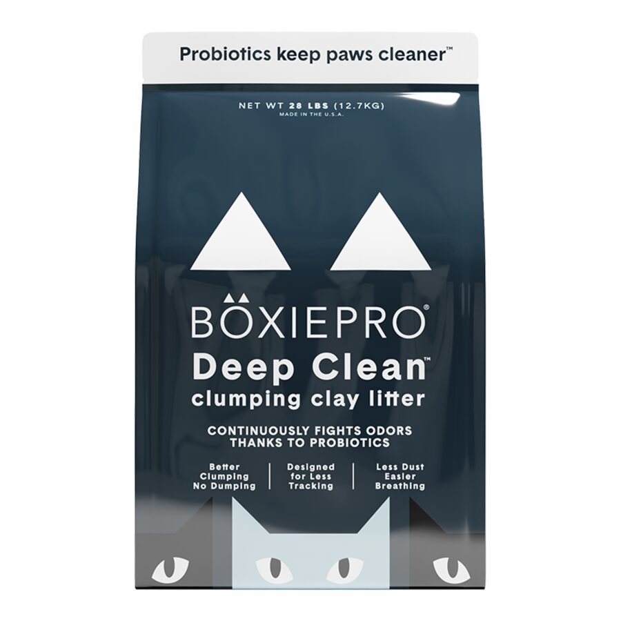 BOXIECAT PRO SCENT FREE DEEP CLEAN CLUMPING LITTER 28LBS