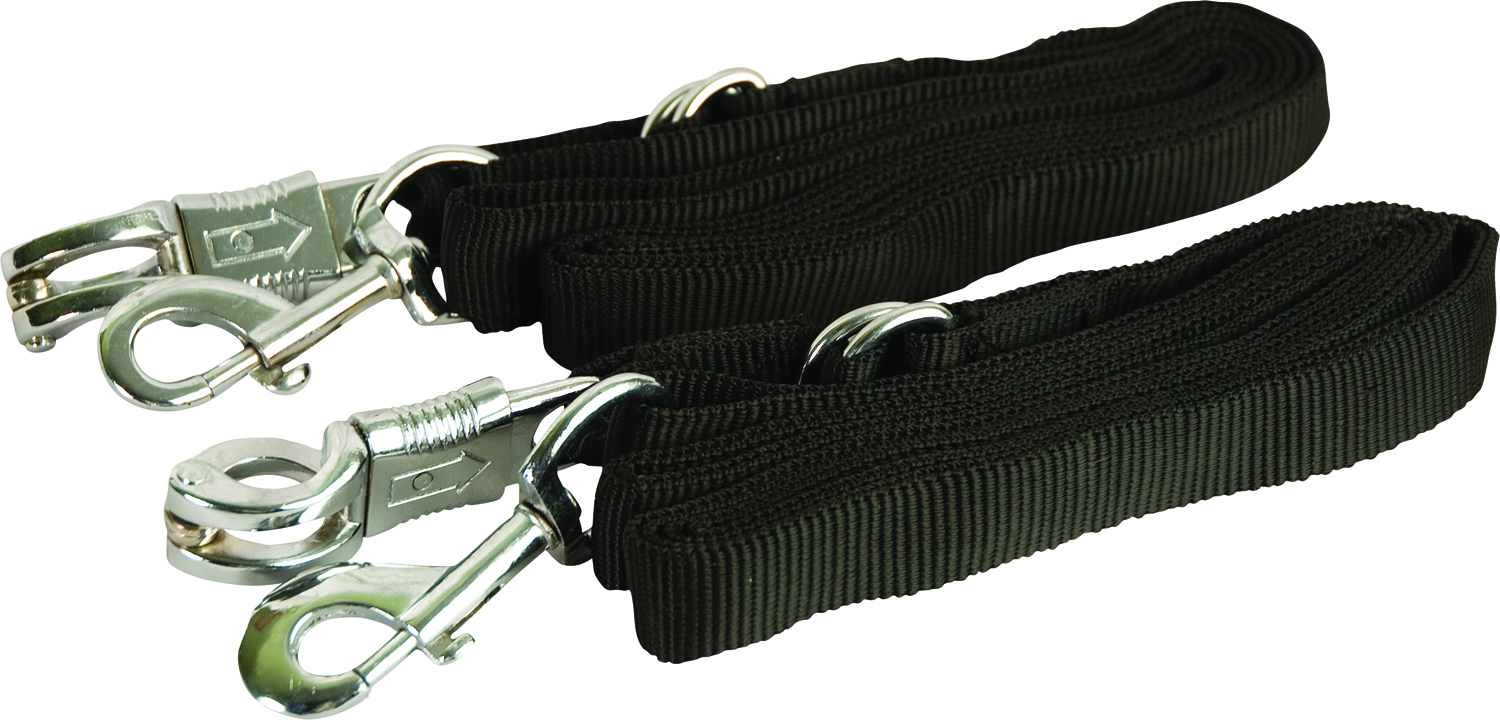 ADJUSTABLE NYLON CROSSTIES WITH PANIC SNAP