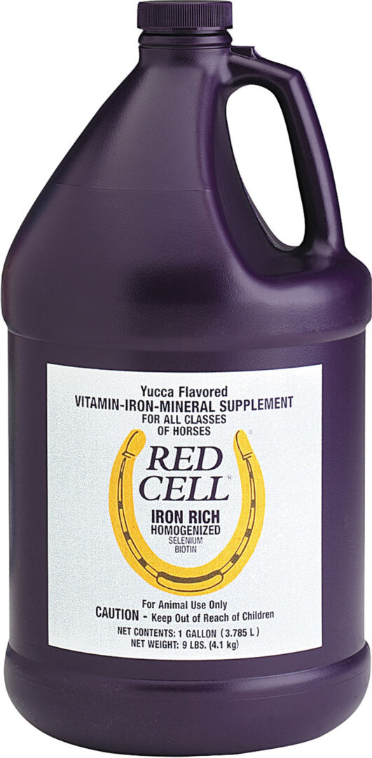 RED CELL LIQUID IRON SUPPLEMENT FOR HORSES
