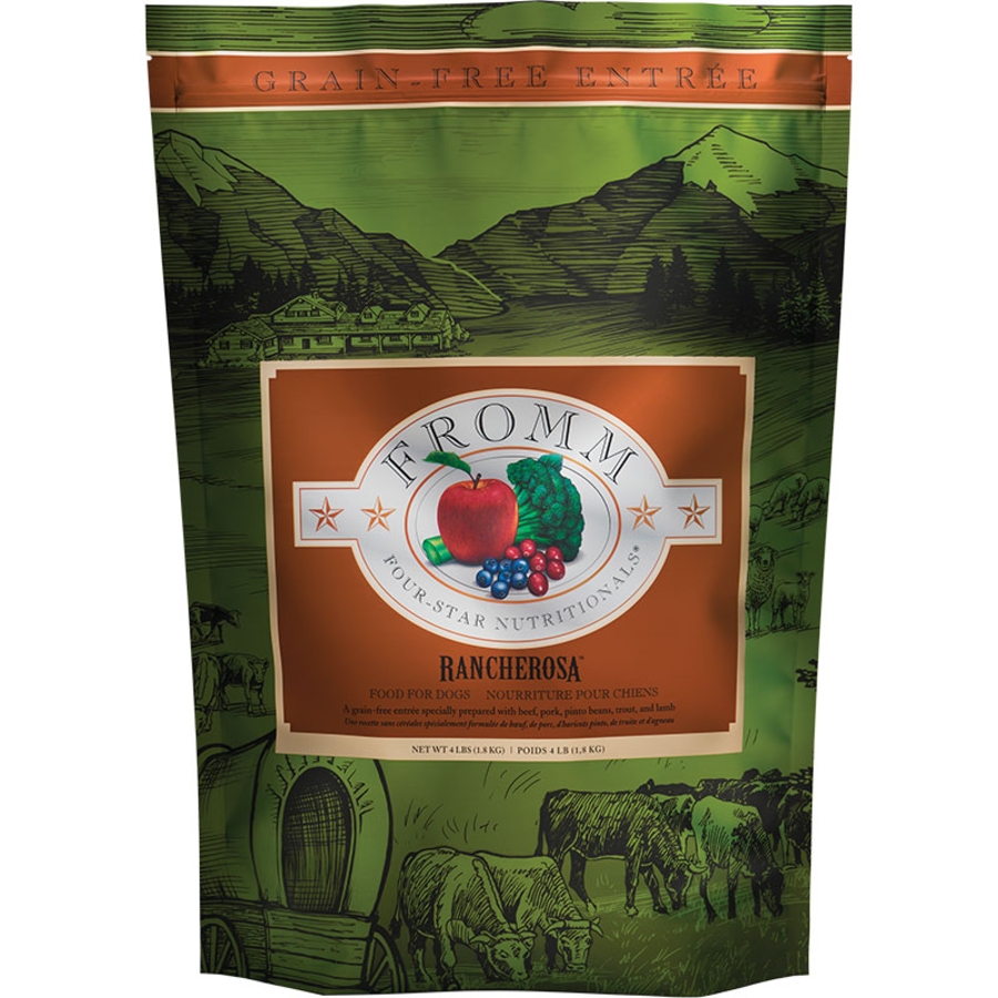 FROMM DOG 4STAR GRAIN FREE RANCHEROSA 4LBS