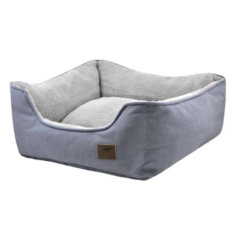 TALL TAILS DREAM CHASER BOLSTER BED CHARCOAL MD 24"X21"