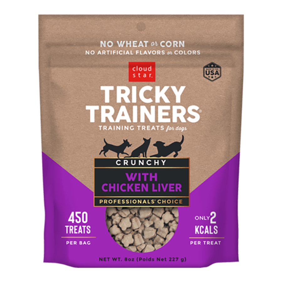 CLOUD STAR DOG TRICKY TRAINERS CRUNCHY LIVER 8OZ
