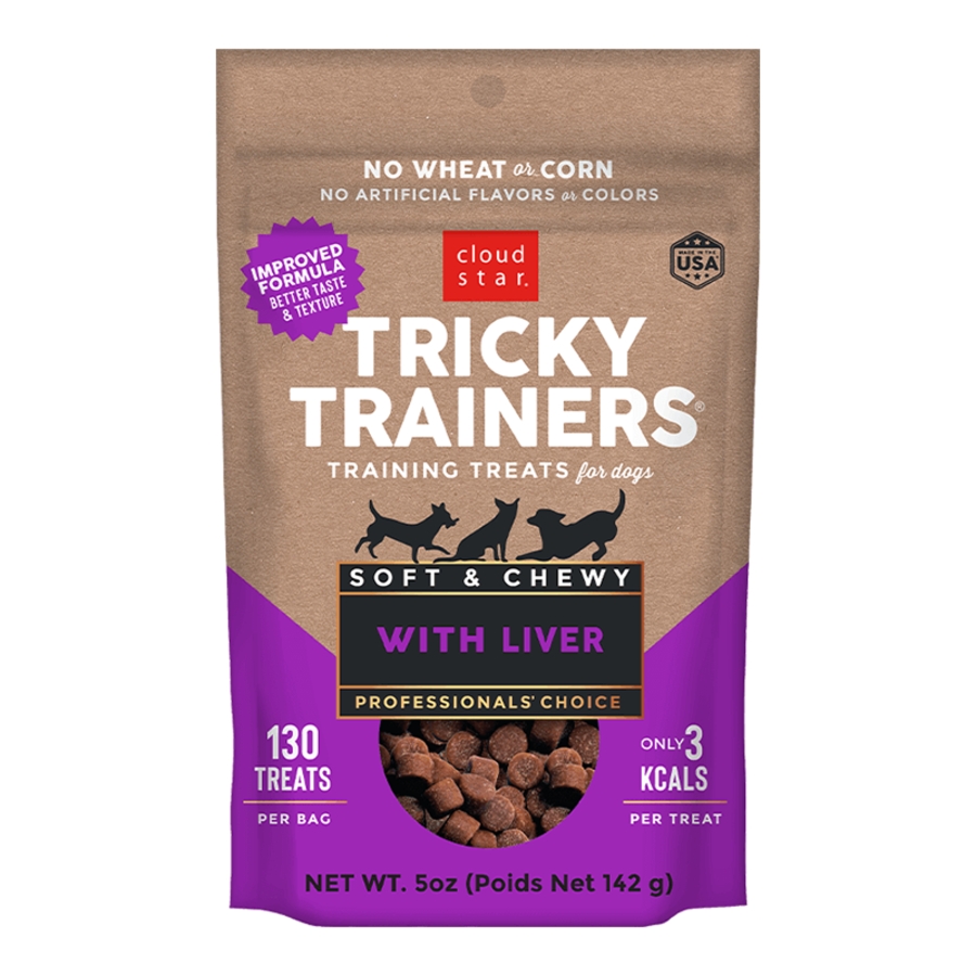 CLOUD STAR DOG TRICKY TRAINER SOFT & CHEWY LIVER 5OZ
