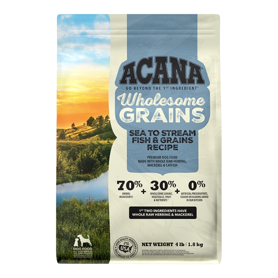 ACANA DOG WHOLESOME GRAINS SEA TO STREAM 4LBS