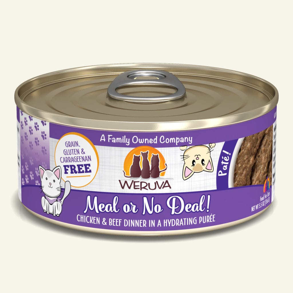 WERUVA CAT PATE MEAL OR NO DEAL 5.5OZ CASE OF 8 CANS