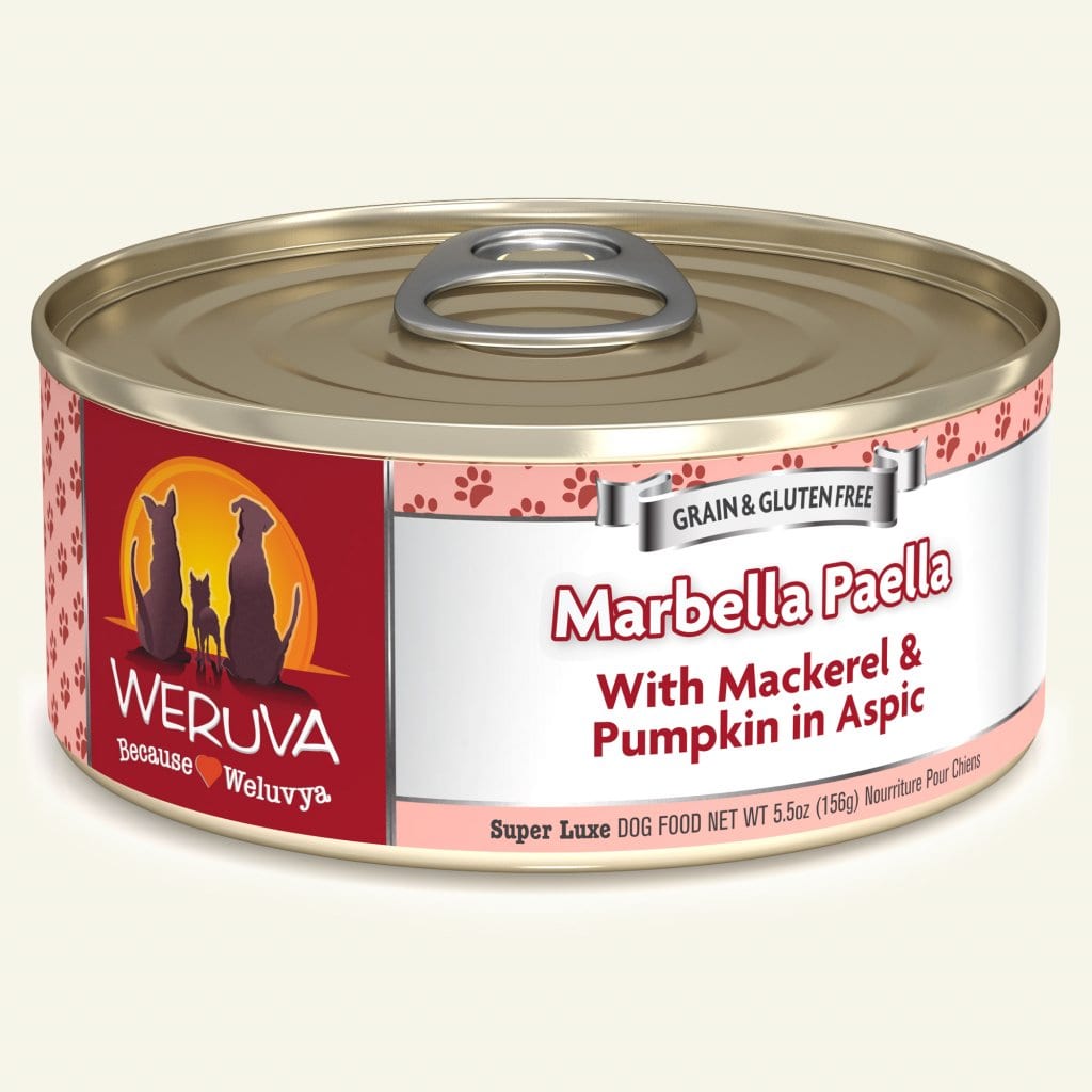 WERUVA DOG MARBELLA PAELLA 5.5OZ CASE OF 24 CANS