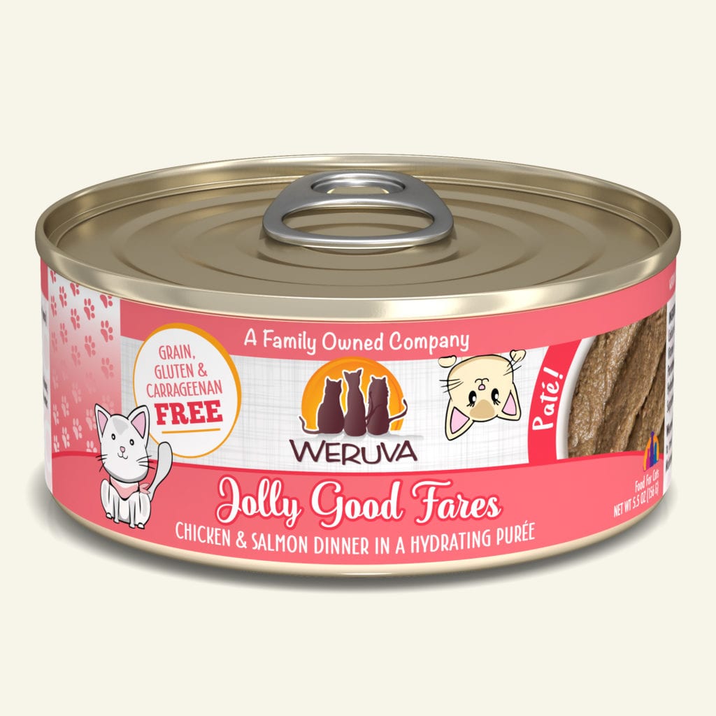 WERUVA CAT PATE JOLLY GOOD FARES 5.5OZ CASE OF 8 CANS